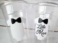 LITTLE MAN PARTY Cups - Little Man Cups Little Man Baby Shower Little Man Party Decorations Little Man Party Supplies Little Man Cups