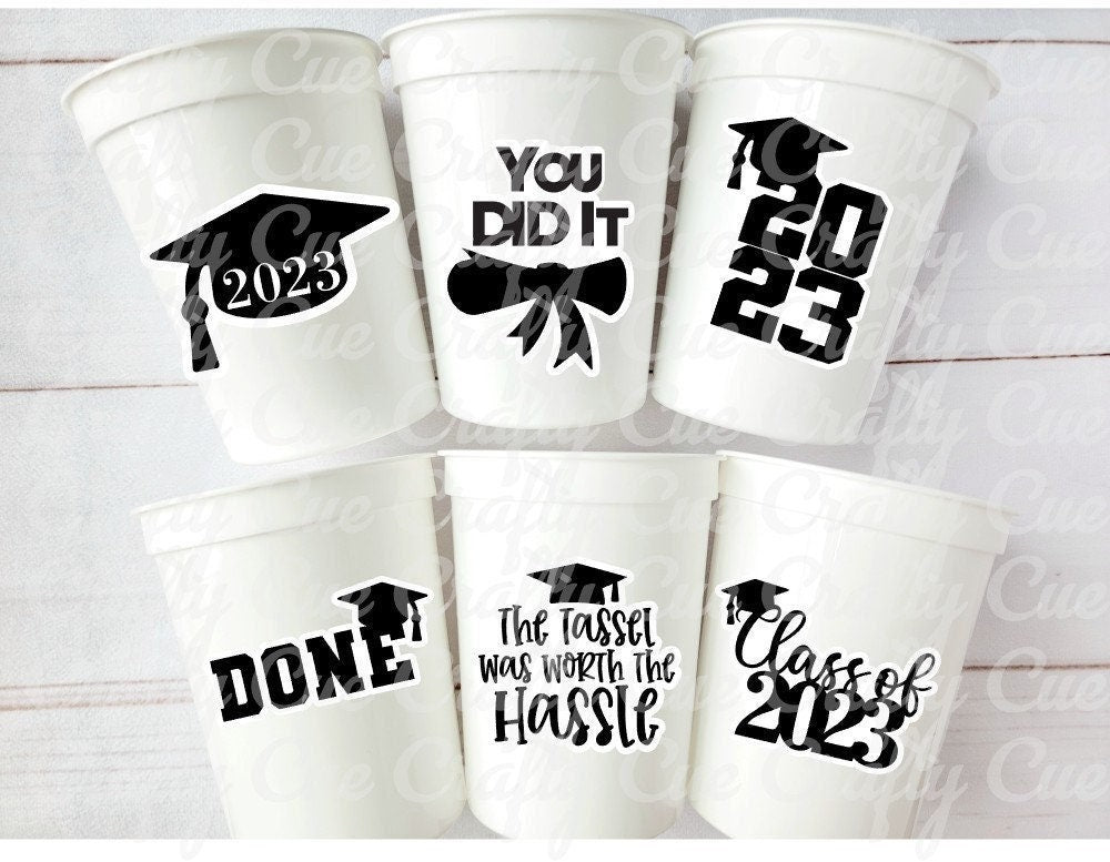 Class of 2023 Party Cups, 2023 Graduation Party Cups, Class of 2023 Decorations, Graduation Decorations, 2023 Graduation Party Cups 2023 Cup