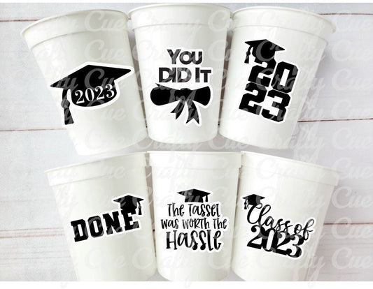 Class of 2023 Party Cups, 2023 Graduation Party Cups, Class of 2023 Decorations, Graduation Decorations, 2023 Graduation Party Cups 2023 Cup