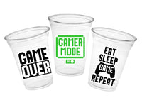 GAMING PARTY Cups - Video Game Cups Video Game Party Cups Level Up Party Decorations Gamer Baby Shower Decorations Video Game Birthday