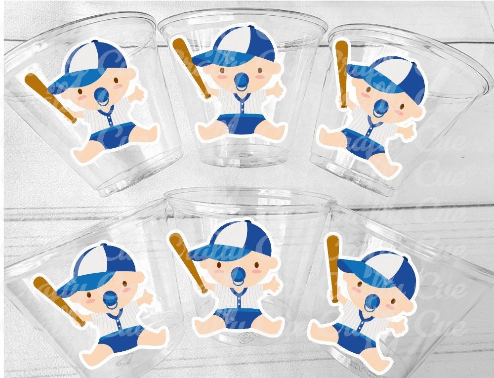BASEBALL BABY SHOWER Party Cups - Baseball Cups Baseball Party Cups Baseball Birthday Cups Baseball Cups Cups Favors 1st Birthday