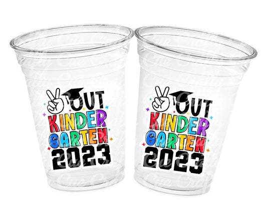 KINDERGARTEN GRADUATION CUPS - Kindergarten Graduation Cups 2023 Graduation Cups Graduation Party Graduation 2023 Party Favors Kinder Party