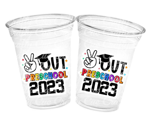 PRESCHOOL GRADUATION CUPS - Preschool Graduation Cups 2023 Preschool Cups Graduation Party Graduation 2023 Party Favors Pre-K Party Cups