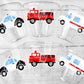 EMERGENCY VEHICLES PARTY Cups - Emergency Vehicles Birthday Party Decorations Firetruck Party Cups Ambulance Party Cups Police Party Cups
