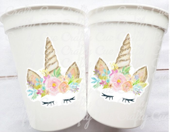 UNICORN PARTY CUPS - Unicorn Birthday Unicorn Party Unicorn Treat Cups Unicorn Party Decorations Unicorn Decorations Unicorn Party Favors