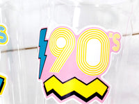 I Love the 90'S PARTY CUPS - 90's Birthday Cups 90's Party Cups 90's Decorations 90's Birthday Party 90's Birthday Party Decorations 90s
