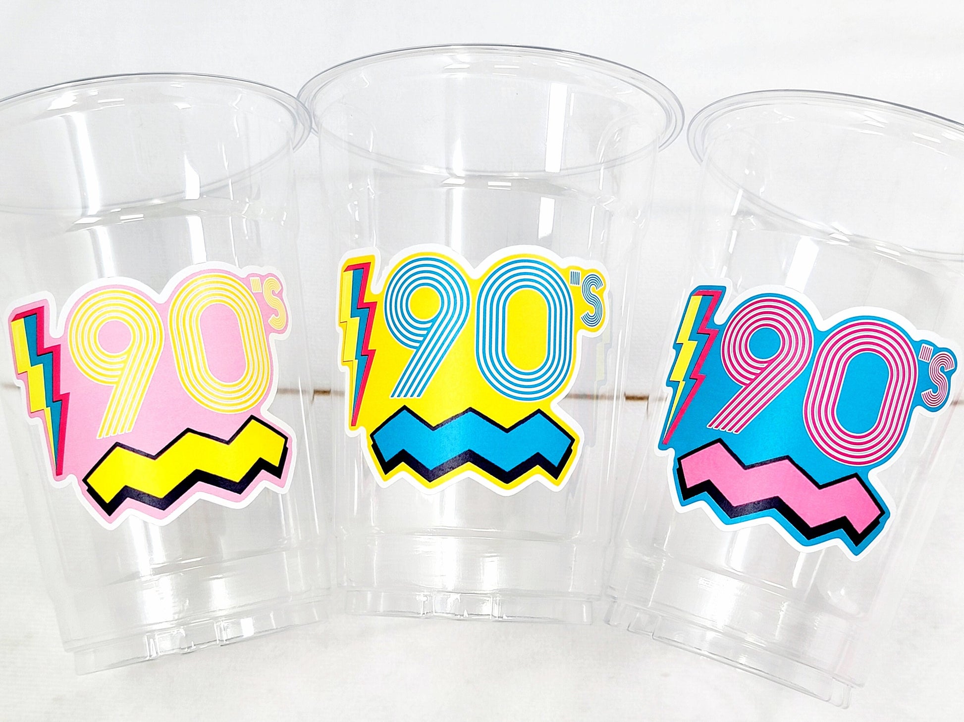 I Love the 90'S PARTY CUPS - 90's Birthday Cups 90's Party Cups 90's Decorations 90's Birthday Party 90's Birthday Party Decorations 90s