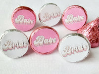 180 - BRIDE BABE PARTY Stickers for candy Pink Bachelorette Party Stickers Bachelorette Party Favors Bride Babe Stickers Wedding Stickers