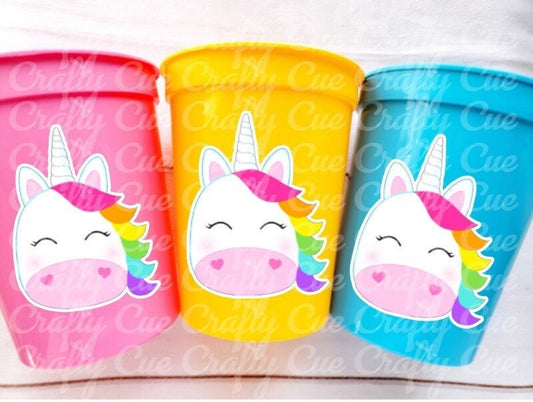 UNICORN PARTY CUPS - Unicorn Birthday Unicorn Party Unicorn Treat Cups Unicorn Party Decorations Unicorn Decorations Unicorn Party Favors