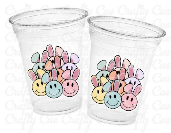 EASTER BUNNY RABBIT Party Cups - Easter Party Cups Rabbit Party Favors Rabbit Cups Easter Party Cups Easter Bunny Cups Easter Party Favors