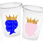 PRINCE OR PRINCESS Party Cups -Gender Reveal Party Cups Prince Baby Shower Princess Baby Shower Gender Reveal Decorations He or She Favors