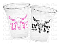 COWGIRL PARTY CUPS - Cowboy Party Cups Cowgirl Cups Cowgirl Party Decorations Cowgirl Bachelorette Party Cowgirl Hat Birthday Rodeo Party
