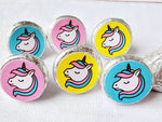 180 - UNICORN PARTY STICKERS for candy Unicorn Stickers Unicorn Party Favors Unicorn Candy Wrapper Stickers Unicorn Birthday Decorations