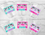 Disposable Pink 40th Party Cups - Best of 1983, 40th Birthday Party 40th Birthday Favors 40th Party Cups 40th Party, 1983 Birthday Party