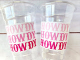 COWGIRL PARTY CUPS - Howdy Cowgirl Cowboy Party Cups Cowgirl Cups Cowgirl Party Decorations Cowgirl Bachelorette Party Birthday Rodeo Party