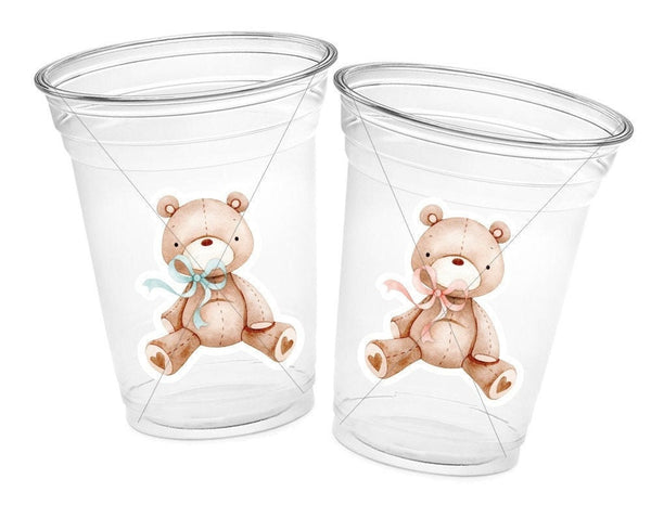 Teddy Bear Party Cups, Teddy Bear Treat Cups, Teddy Bear Birthday, Teddy Bear Party, Teddy Bear Party Favors, Teddy Bear Baby Shower
