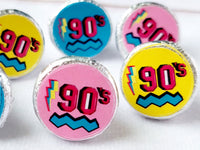 180 - 90s Birthday Party Stickers for Candy I love the 90s Birthday Decoration 90s Party Favors 90s Candy wrappers 40th birthday party Favor
