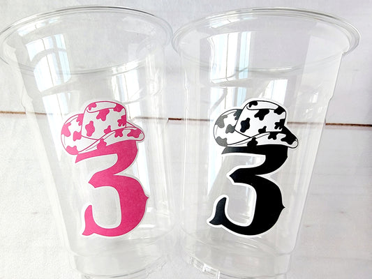 COWGIRL PARTY CUPS - Cowgirl Cups Cowgirl Party Decorations Cowgirl Baby Shower Decorations Baby Sprinkle Cowgirl Boots Birthday Decor Favor