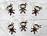 NINJA PARTY CUPS - Ninja Cups Ninja Birthday Party Ninja Party Decorations Ninja Party Supplies Ninja Treat Cups Ninja Party Favors Karate