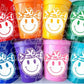 COWGIRL SMILEY FACE Cups Cowgirl Cups Cowgirl Party Favor Cowgirl Bachelorette Party Cowgirl Birthday Rodeo Party Cow Print Hat Cups Disco