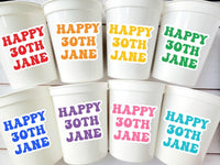 COWGIRL PARTY CUPS - Cowgirl Cups Cowgirl Party Decorations Cowgirl Bachelorette Party Cowgirl Hat Birthday Rodeo Party Cups Let's Go Girls