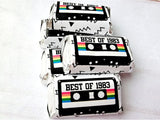30 - 40th Birthday Cassette Tape Stickers 40th Birthday Stickers or Mini Candy Bar Wrapper Vintage 40th Birthday Best of 1983 Birthday