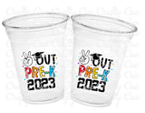 PRESCHOOL GRADUATION CUPS - Preschool Graduation Cups 2023 Preschool Cups Graduation Party Graduation 2023 Party Favors Pre-K Party Cups