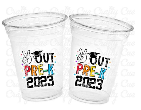 PRESCHOOL GRADUATION CUPS - Preschool Graduation Cups 2023 Preschool Cups Graduation Party Graduation 2023 Party Favors Pre-K Party Cups