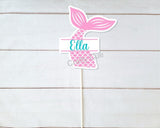 Mermaid Cake Topper, Mermaid Birthday, Mermaid Party Decorations, Mermaid Cake Decorations, Mermaid Centerpieces, Mermaid Party Supplies