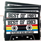 6 - 1983 40th Birthday Cassette Tape Cutouts for Cake Toppers Centerpieces Confetti Banners 40th Birthday Party Die Cuts 1983 Decoration DIY
