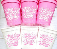 COWGIRL PARTY CUPS - Cowgirl Cups Cowgirl Party Decorations Cowgirl Bachelorette Party Cowgirl Hat Birthday Rodeo Party Cups Let's Go Girls