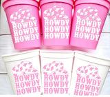 COWGIRL PARTY CUPS - Howdy Let's Go Girls Party Cups Cowgirl Cups Cowgirl Party Decorations Cowgirl Bachelorette Party Birthday Rodeo Party