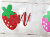 STRAWBERRY PARTY CUPS - Strawberry Birthday Cups Strawberry Cups First Birthday Strawberry One Party Decorations Strawberry Baby Shower