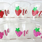 STRAWBERRY PARTY CUPS - Strawberry Birthday Cups Strawberry Cups First Birthday Strawberry One Party Decorations Strawberry Baby Shower
