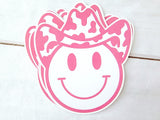 6 - COWGIRL SMILEY CUTOUTS