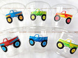 MONSTER TRUCK PARTY Cups - Monster Truck Treat Cups Monster Truck Birthday Monster Truck Party Monster Truck Party Favors, Monster Truck Cup