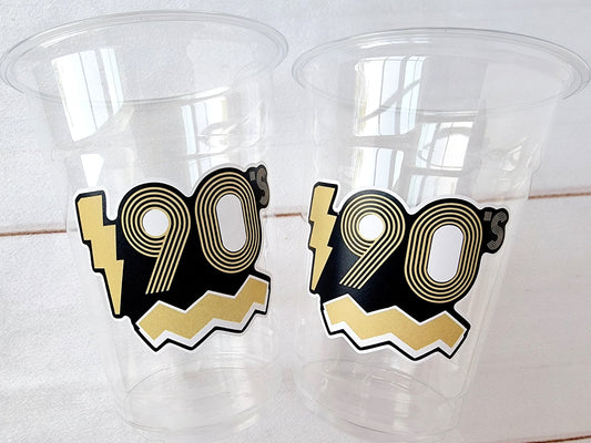 I Love the 90'S PARTY CUPS - 90's Birthday Cups 90's Party Cups 90's Decorations 90's Birthday Party 90's Birthday Party Decorations 90s