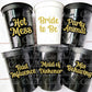 BRIDAL PARTY CUPS - Bachelorette Party Cups Black Bachelorette Cups Wedding Cups Bachelorette Party Favors Bride Babes Wedding Gifts Funny
