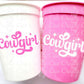 COWGIRL Party Cups - Howdy Cowgirl Bachelorette Party Cups Cowgirl Cups Cowgirl Party Decorations Cowgirl Birthday Rodeo Party Cup