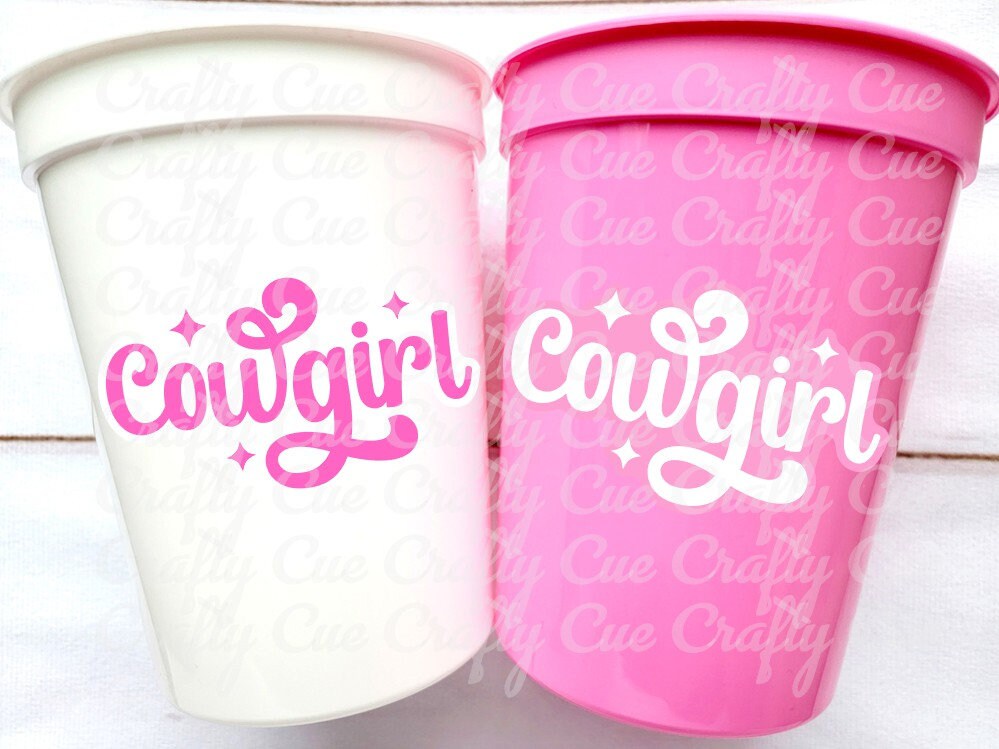 COWGIRL Party Cups - Howdy Cowgirl Bachelorette Party Cups Cowgirl Cups Cowgirl Party Decorations Cowgirl Birthday Rodeo Party Cup
