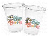 70'S PARTY CUPS - 70's Birthday Cups 70's Party Cups 70's Decorations 70's Birthday Party 70's Birthday Party Decorations Hippie Party Decor