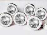 180 - DISCO BALL PARTY Stickers Disco Ball Candy Stickers Disco Party Favors Bachelorette Party Favor Stickers Candy Wrappers Disco Ball 70s