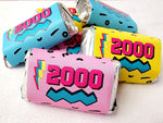 30 - 00s Party Stickers 2000'S Birthday Stickers 2000 Party Stickers for Mini Candy Back to the 2000's Birthday Candy Stickers Favors