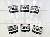 50th PARTY CUPS 50th Birthday Decoration 50th Party Favors 50th Party 50th Birthday Cassette Tape Party Best of 1973 Birthday Vintage 1973