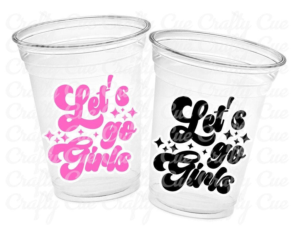 COWGIRL PARTY CUPS - Cowgirl Cups Cowgirl Party Decorations Cowgirl Bachelorette Party Cowgirl Hat Birthday Rodeo Party Cups Let's Go Girls