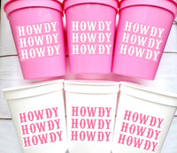COWGIRL Party Cups - COWBOY Party Cups Cowgirl Cups Cowgirl Party Decorations Cowgirl Bachelorette Party Cowgirl Birthday Rodeo Party Cup