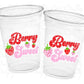 STRAWBERRY PARTY CUPS - Strawberry Birthday Cups Strawberry Cups First Birthday Strawberry Party Decorations Strawberry Baby Shower
