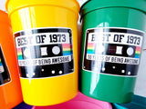 50th PARTY CUPS 50th Birthday Decoration 50th Party Favors 50th Party 50th Birthday Cassette Tape Party Best of 1973 Birthday Vintage 1973