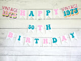 BEST OF 1973 - 50th Birthday Banner 1973 Banner 1973 Party Decorations 50th Party Decorations 50th Party Banner 50 Birthday Party Banner 70s