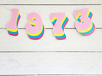 BEST OF 1973 - 50th Birthday Banner 1973 Banner 1973 Party Decorations 50th Party Decorations 50th Party Banner 50 Birthday Party Banner 70s